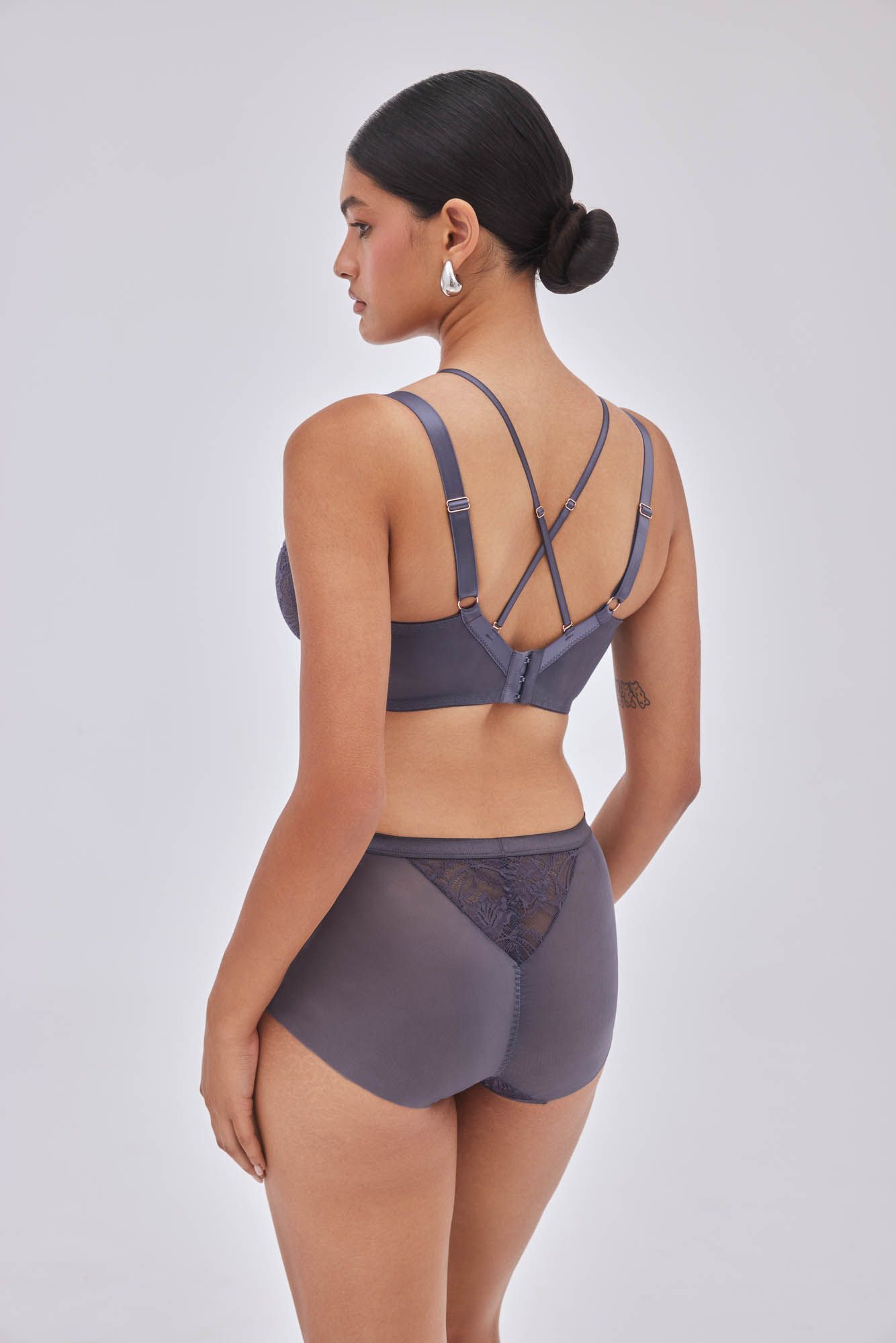 Серый бюстгальтер с мягкой чашкой Chiara 3