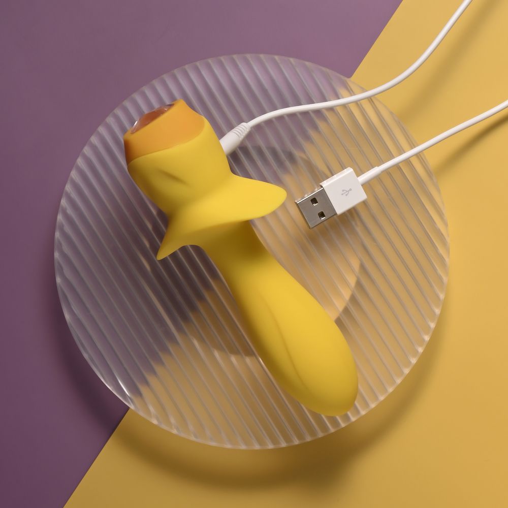 Желтая анальная вибропробка Mellow Yellow - 13,5 см. 11