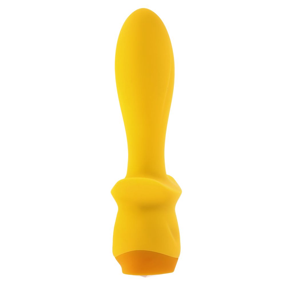 Желтая анальная вибропробка Mellow Yellow - 13,5 см. 4