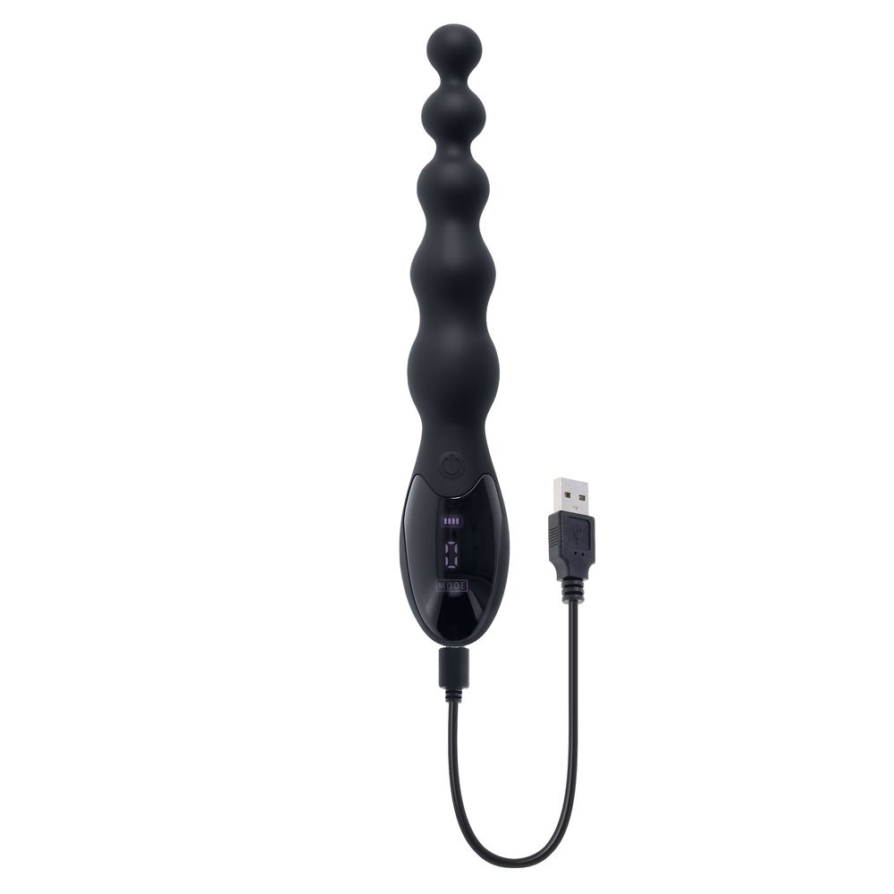 Черный анальный вибростимулятор Backdoor Baton - 24,1 см. 6