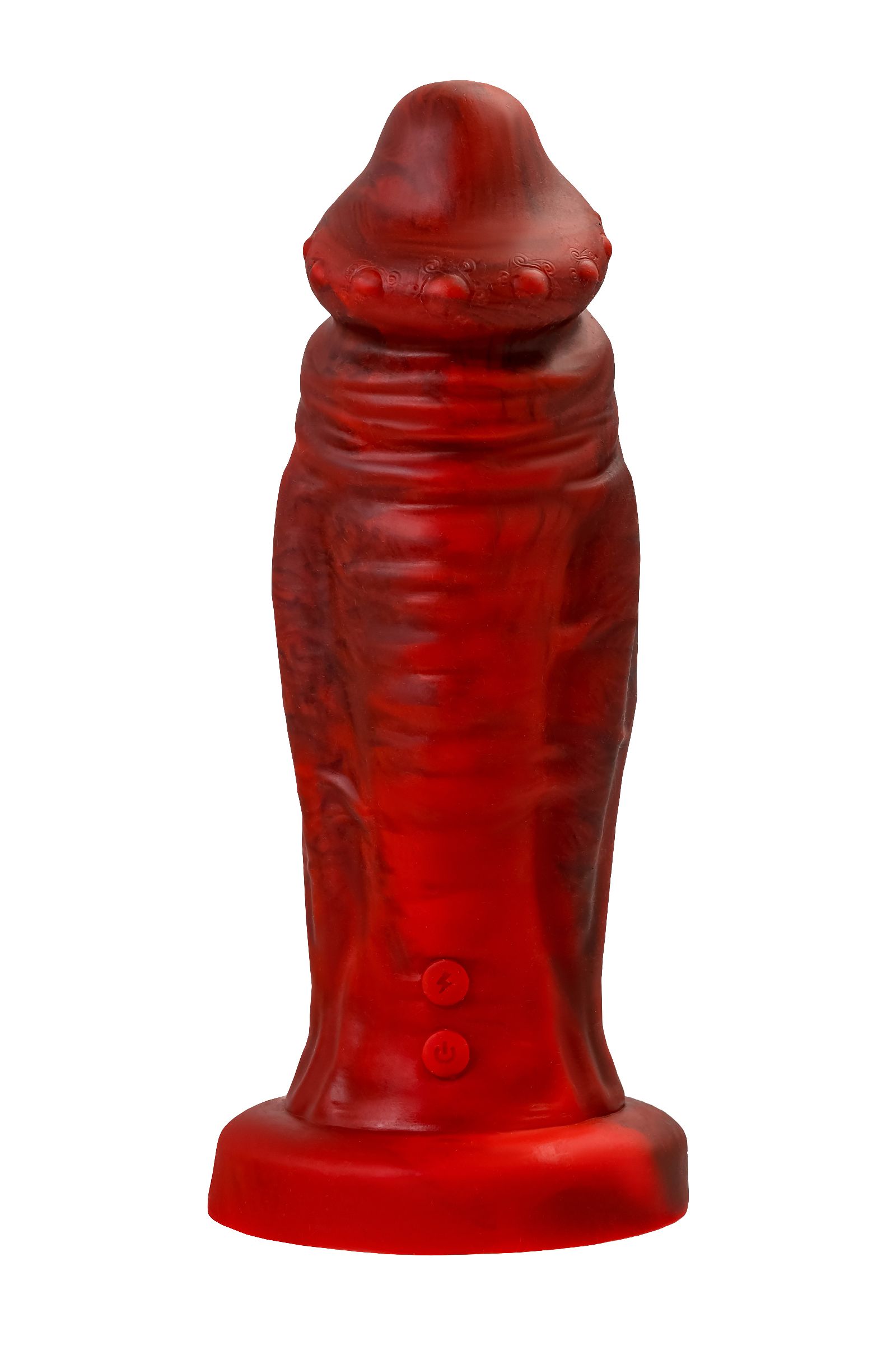 Силиконовый вибратор Monster Saur - 20 см. 1