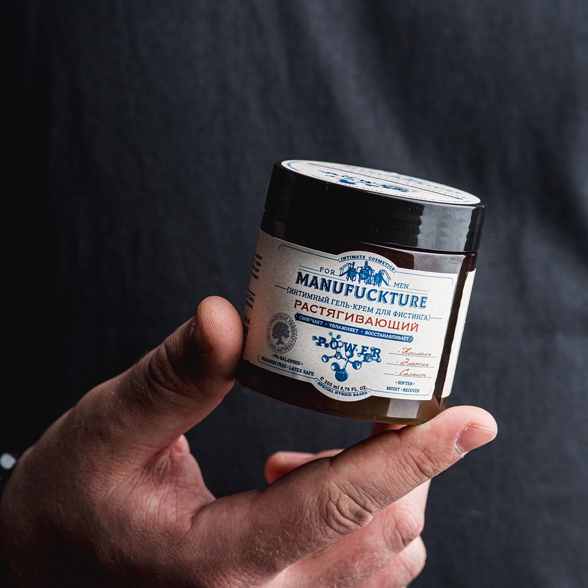 Растягивающий интимный гель-крем для фистинга с коллагеном - 200 мл. 3