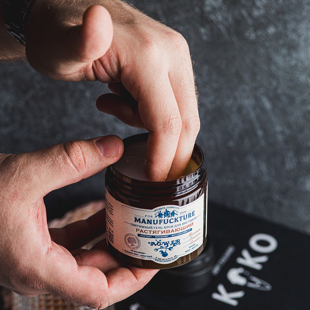 Растягивающий интимный гель-крем для фистинга с коллагеном - 200 мл. 6