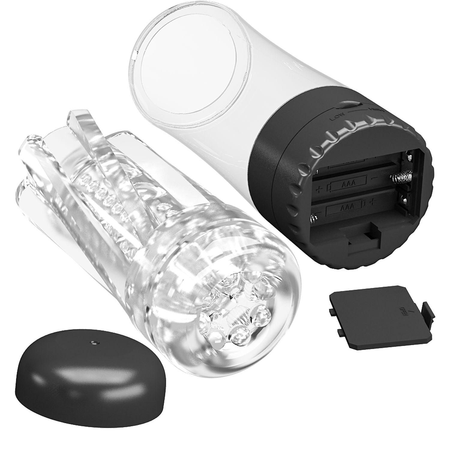 Прозрачный мастурбатор с вибрацией Tamara 7