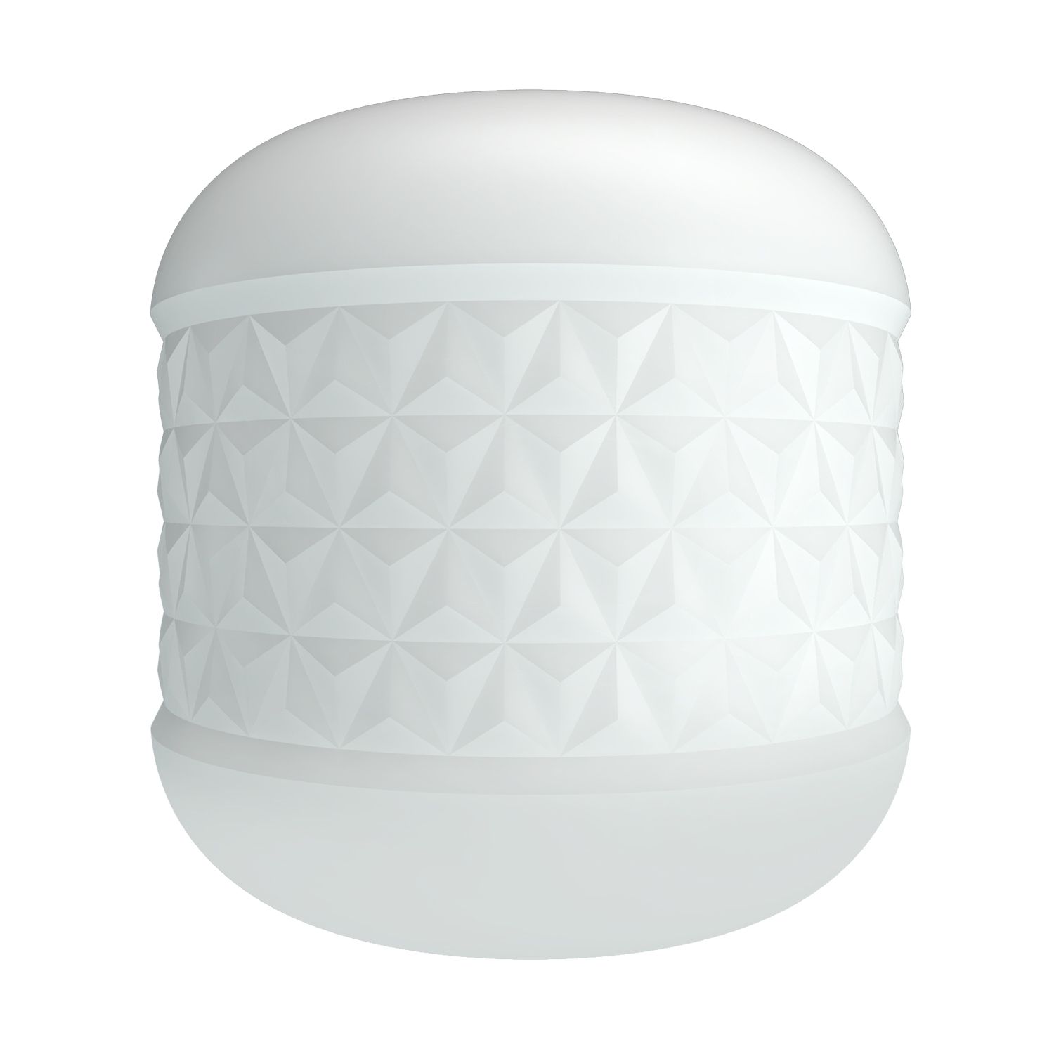 Белый сквозной мастурбатор Crystle 4