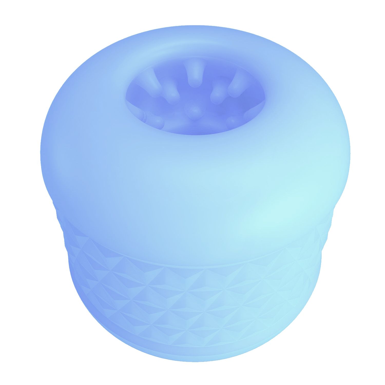 Голубой сквозной мастурбатор Cole 1