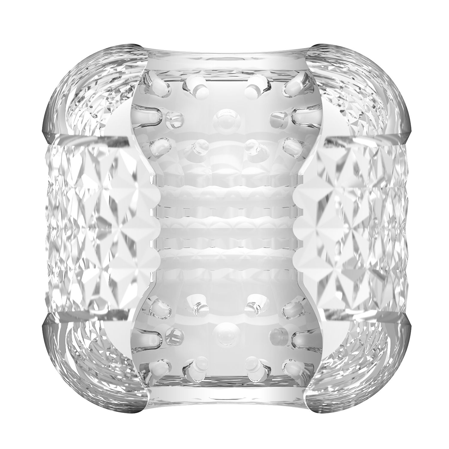 Прозрачный сквозной мастурбатор Cole 6