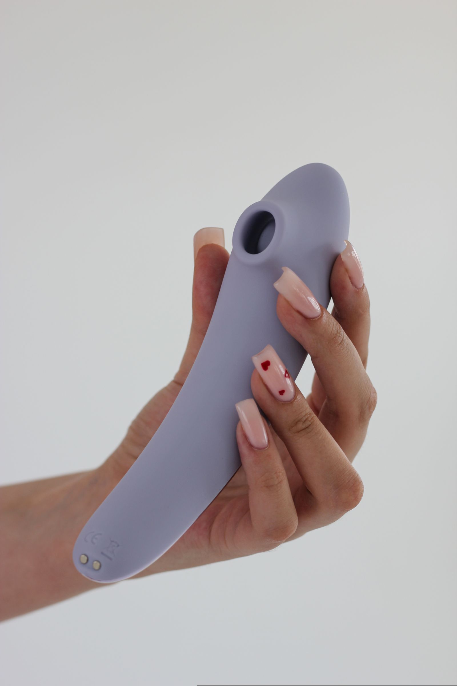 Сиреневый вакуумный стимулятор клитора Premium 5