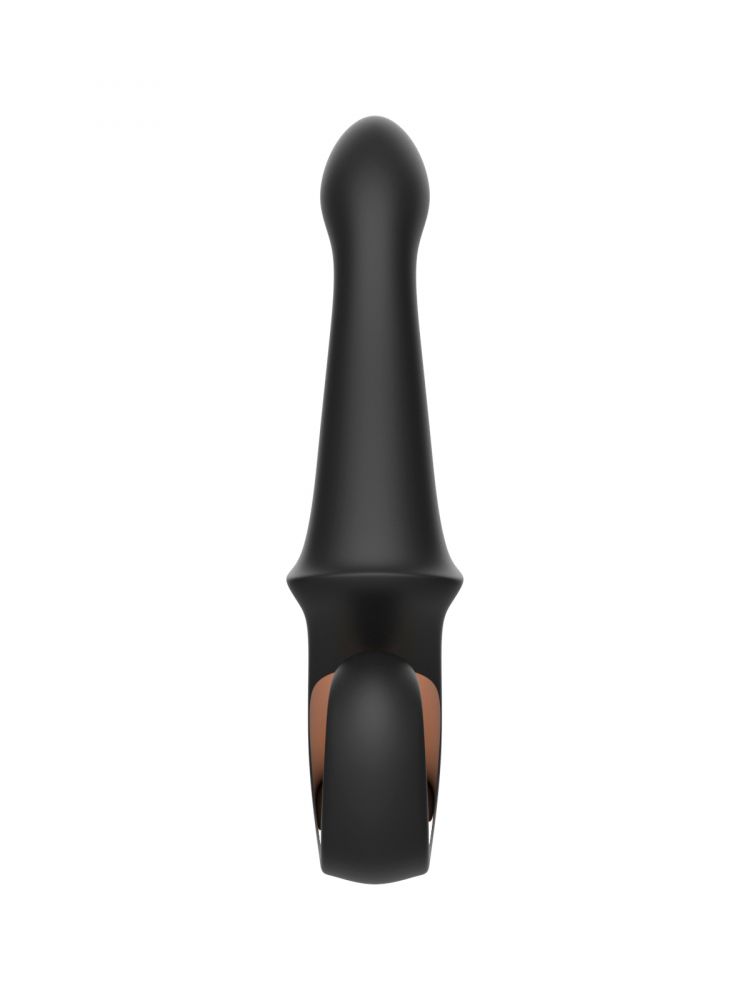 Черный вибратор-кролик Mystery - 22,5 см. 4