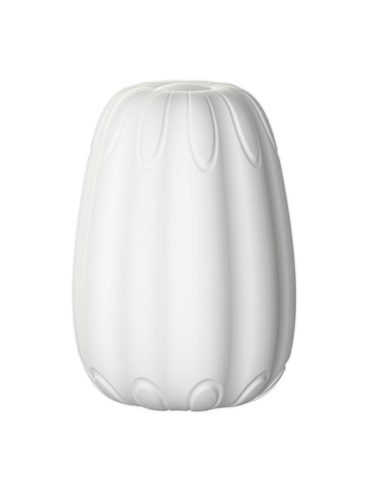 Белый мастурбатор-яйцо Bisedze 1