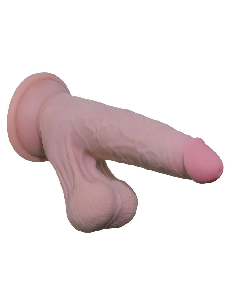 Телесный реалистичный фаллоимитатор Horney Prince - 18,5 см. 3