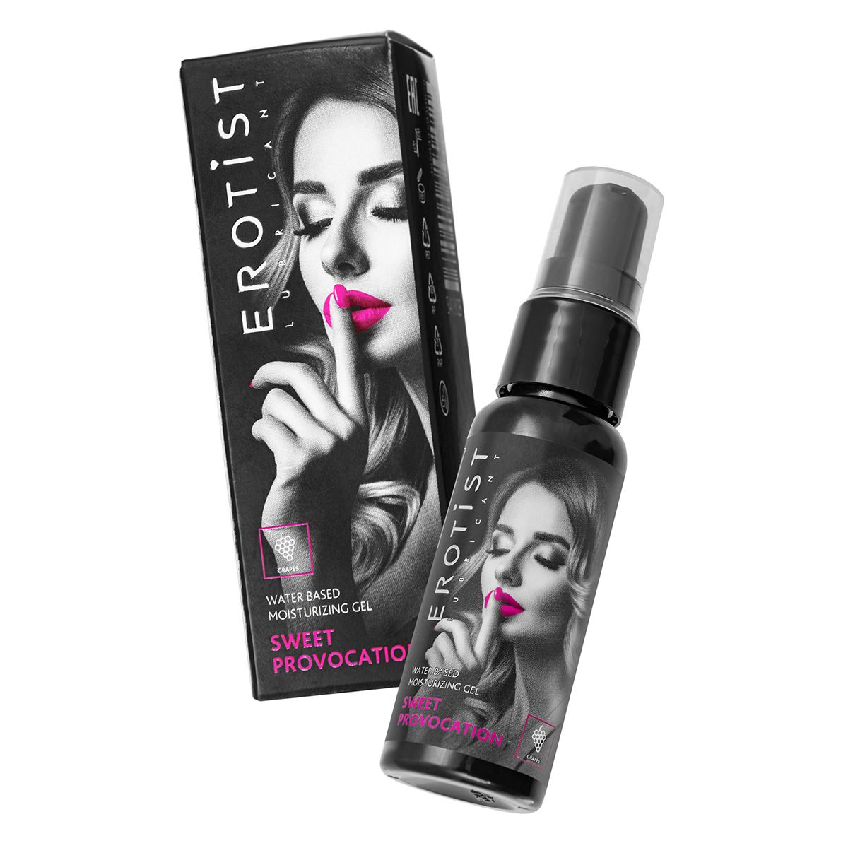 Съедобный гель Erotist Sweet Provocation Grapes - 30 мл. 1