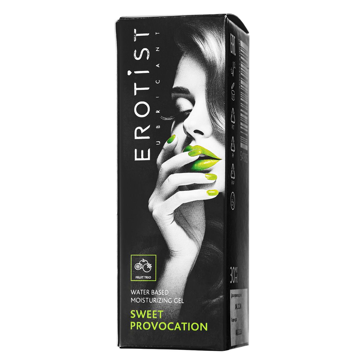 Съедобный гель Erotist Sweet Provocation Fruit Trio со вкусом киви, граната и яблока - 30 мл. 6