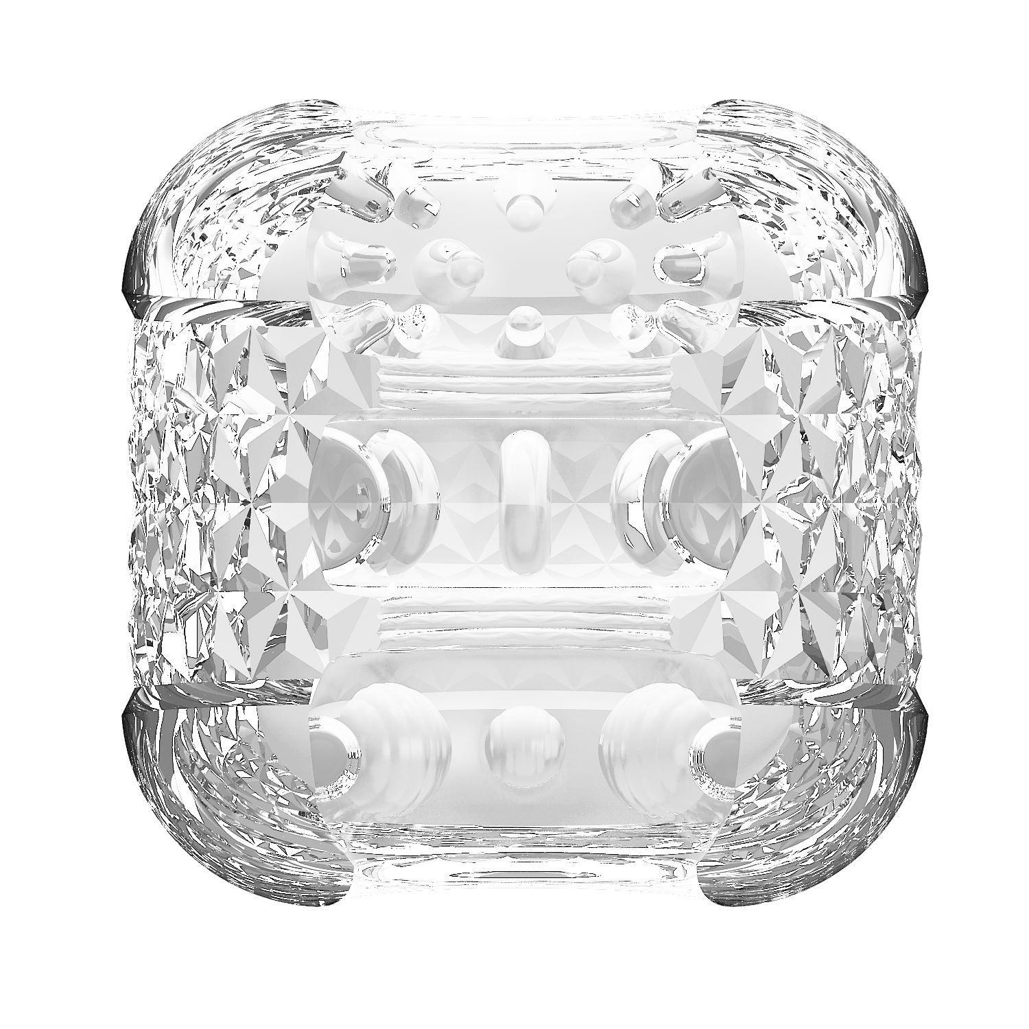 Прозрачный сквозной мастурбатор Crystle 6