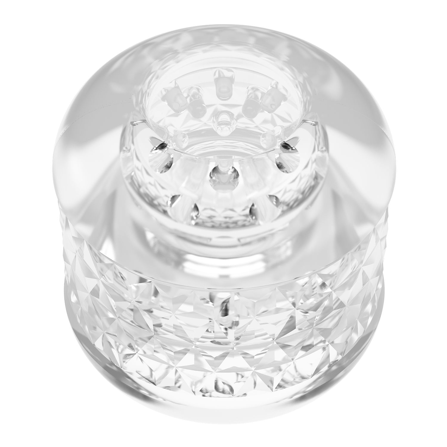 Прозрачный сквозной мастурбатор Crystle 1