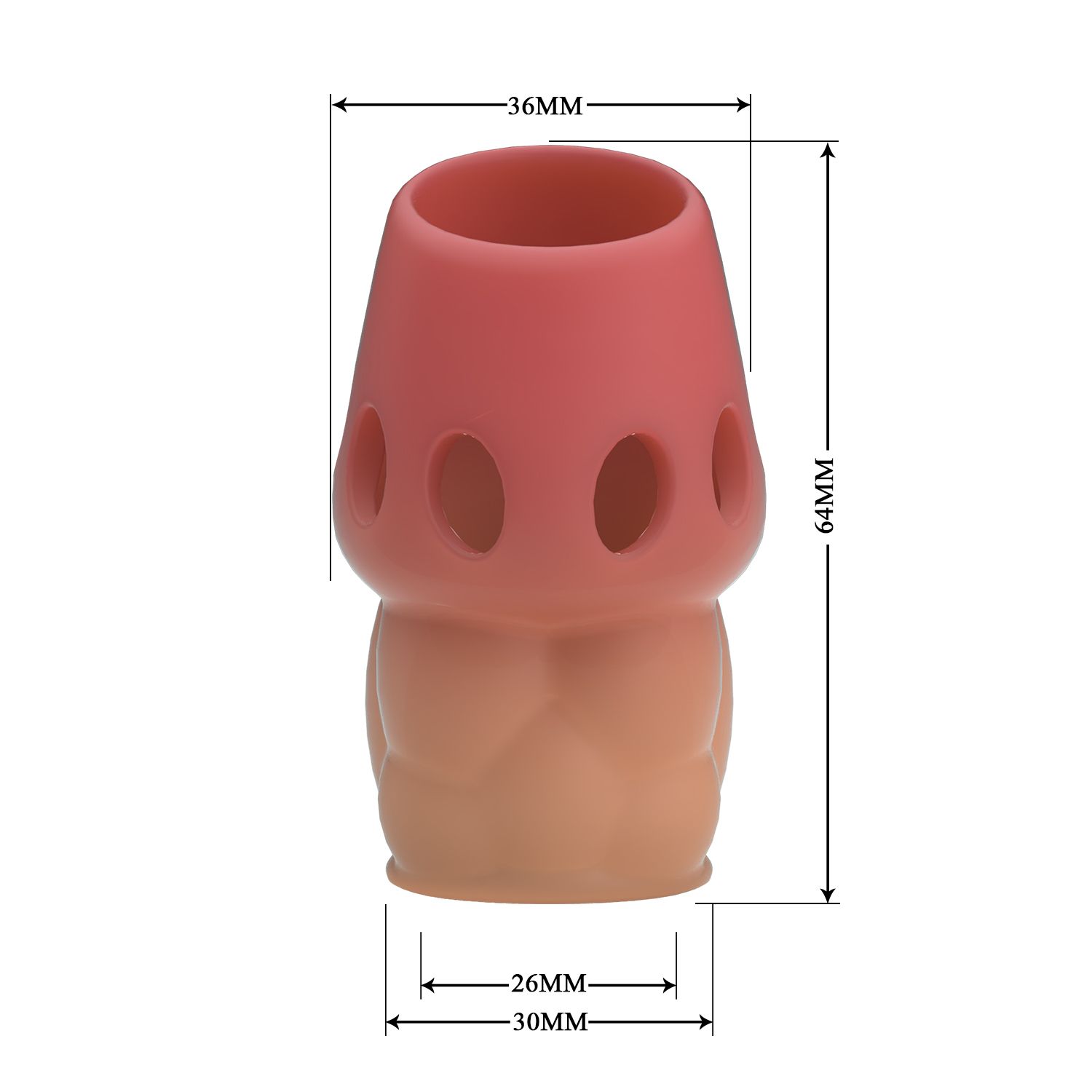 Реалистичная насадка на пенис Oscar 9