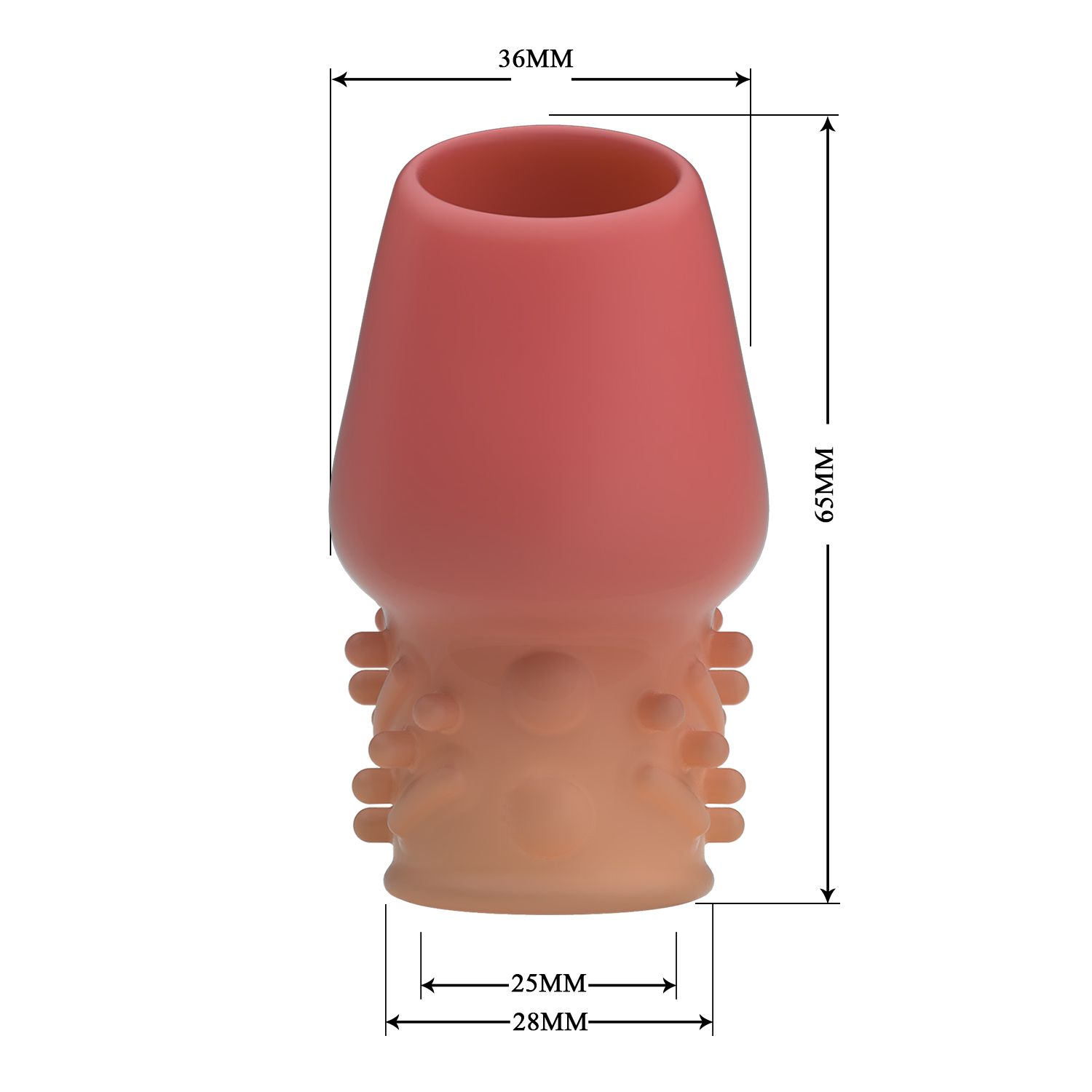 Реалистичная насадка на пенис Matias 9