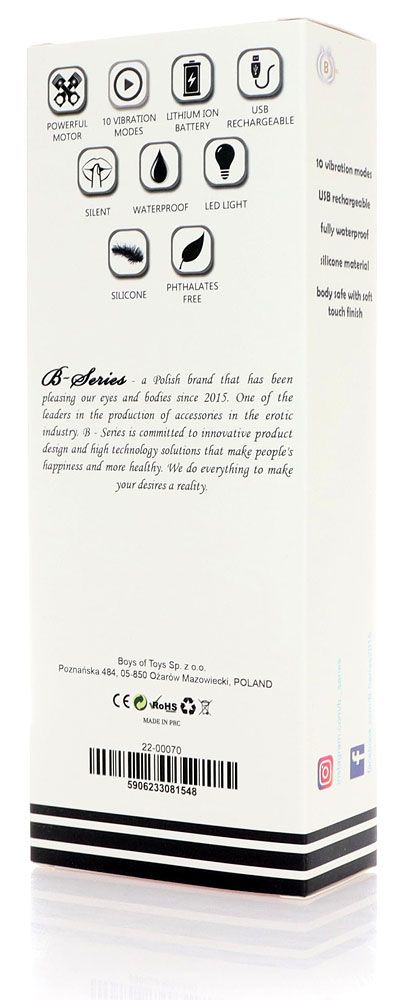 Красный изогнутый вибратор для массажа точки G - 23 см. 3