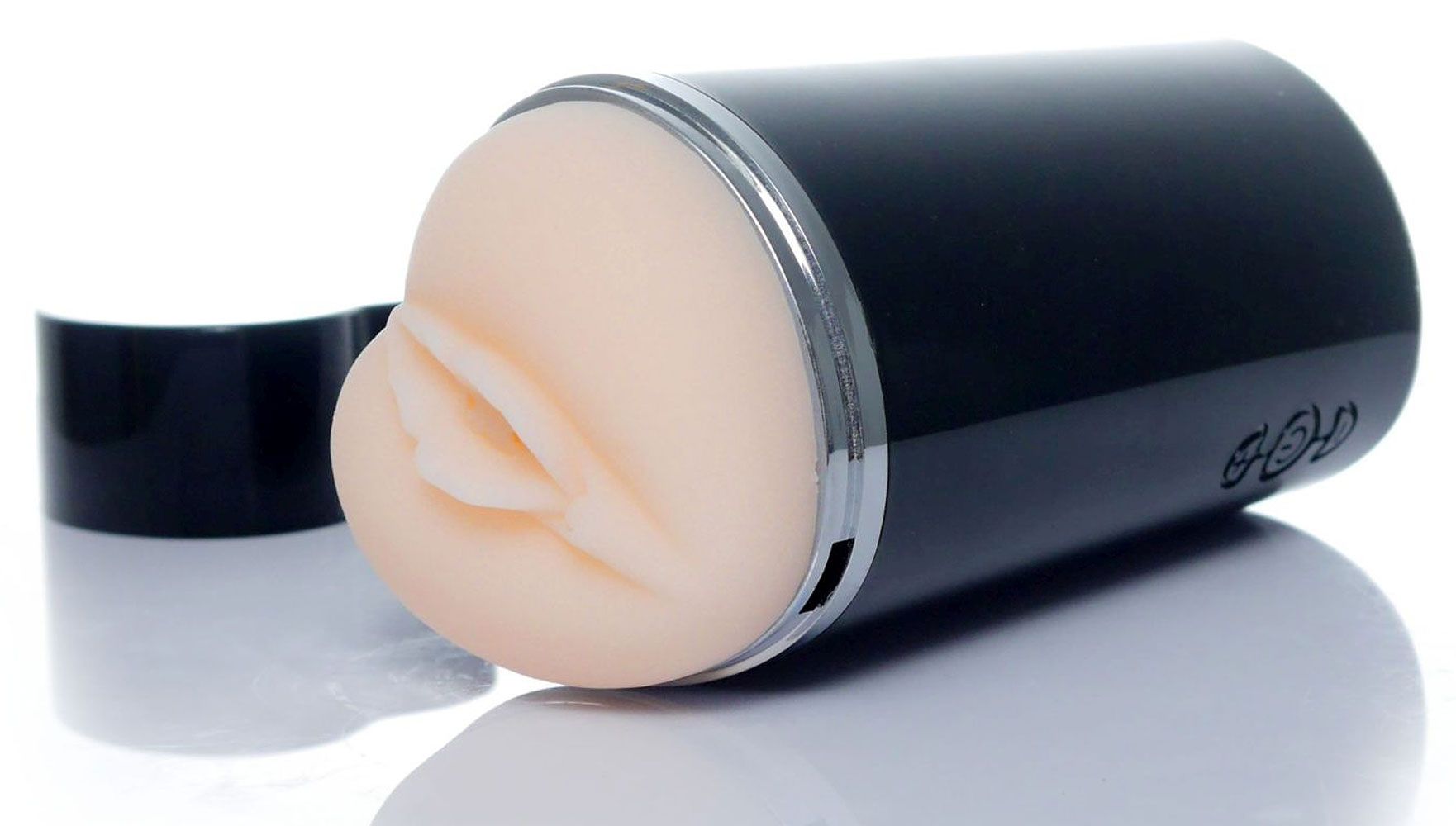 Мастурбатор-вагина с вибрацией Heart Of Love в колбе в форме сердца 1