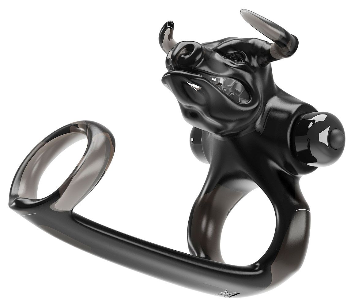 Дымчатая стимулирующая насадка на член Bull Warrior 1