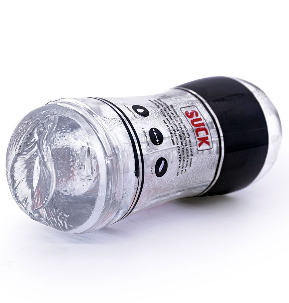 Прозрачный мастурбатор-вагина Suck 2