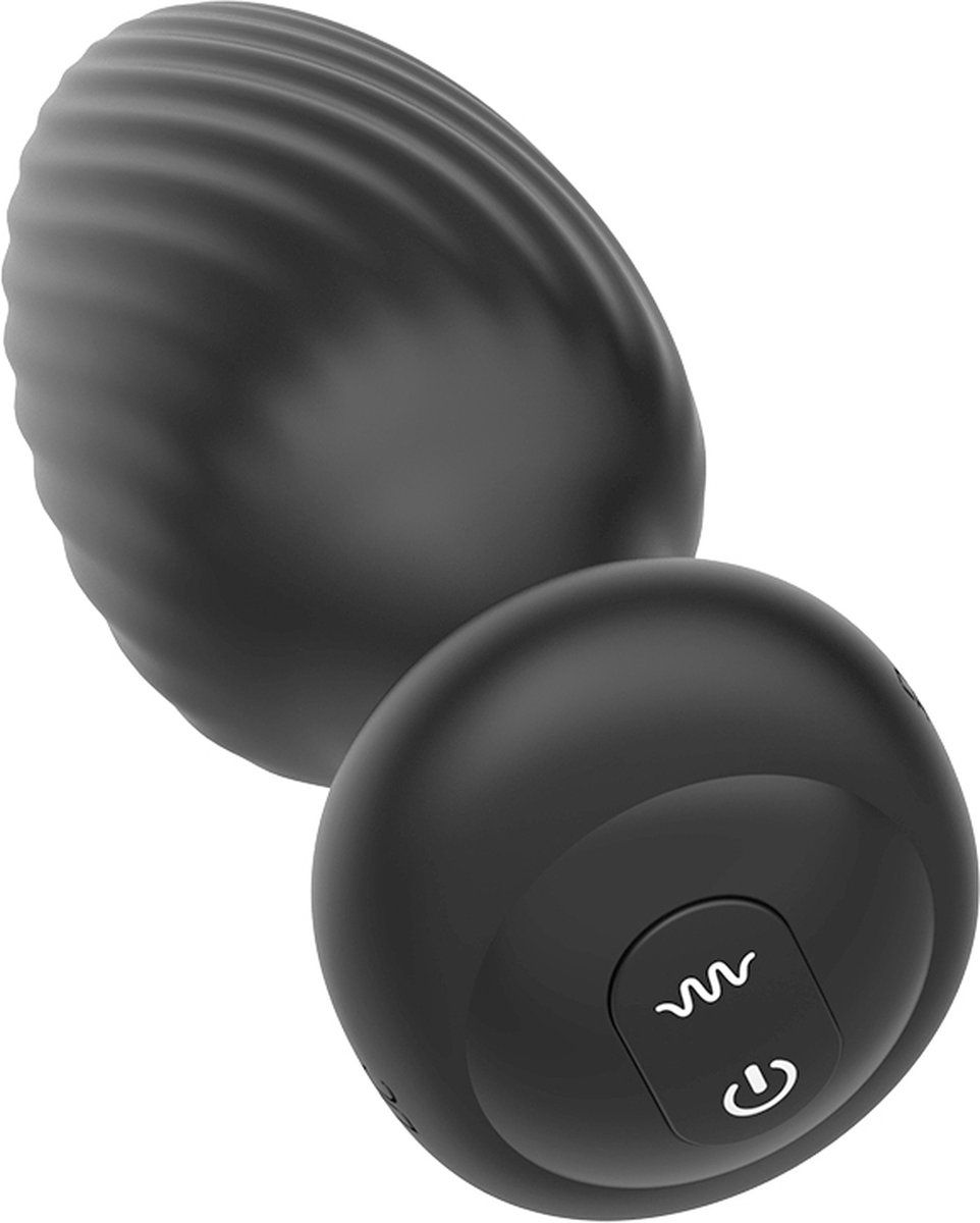 Черная анальная вибровтулка Nexus Tornado Extra Large с функцией вращения 2