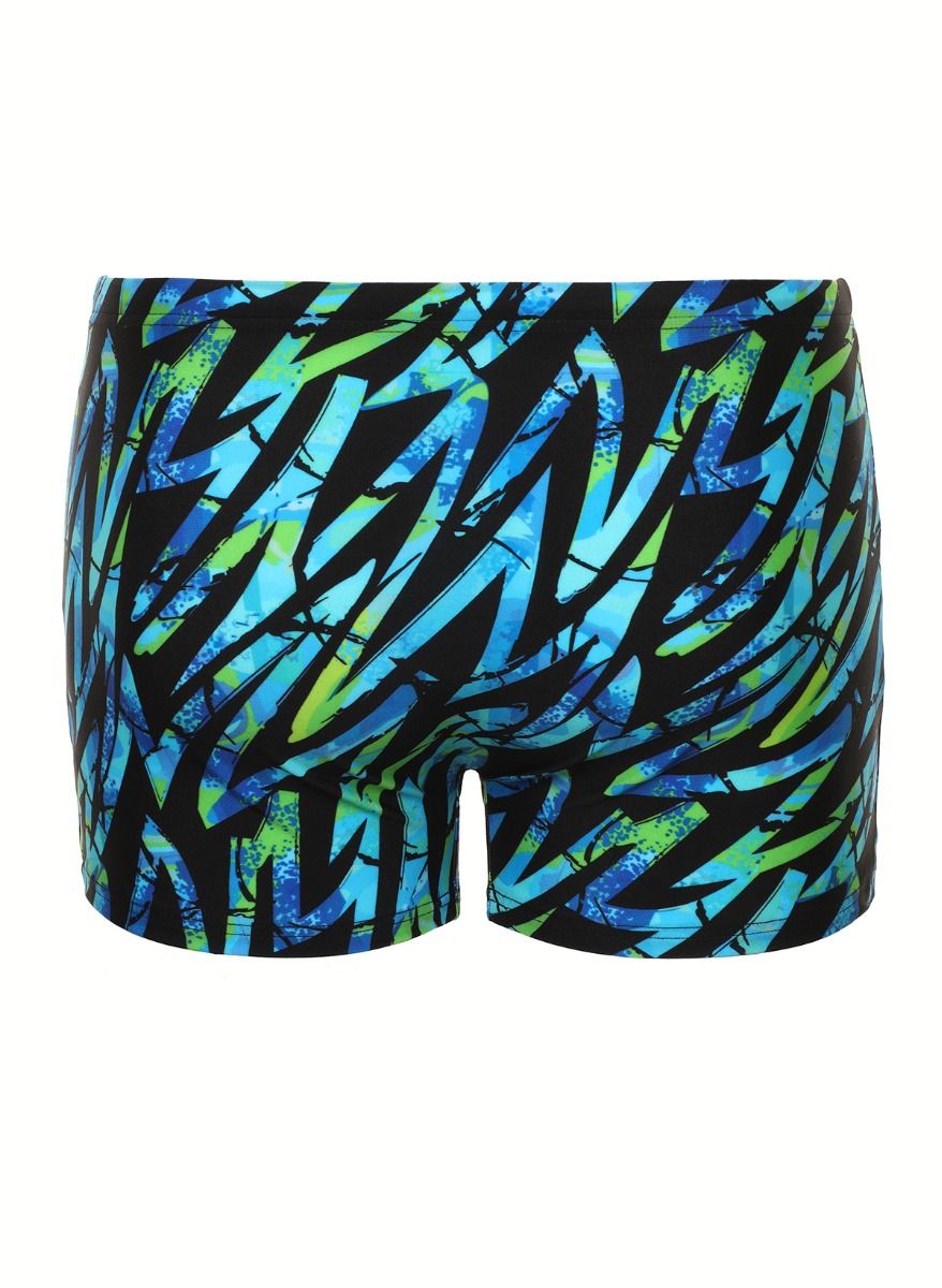 Мужские плавки-боксеры с цветными зигзагами 2