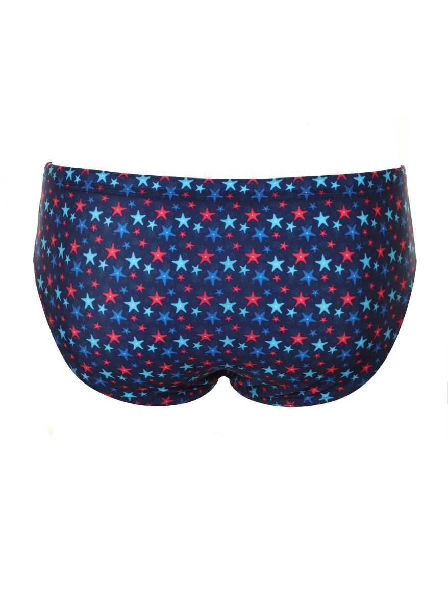 Мужские плавки-слипы с принтом в виде звездочек 2