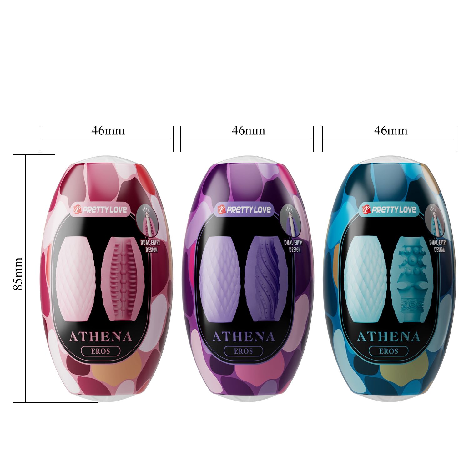 Набор из 15 мастурбаторов Athena 8