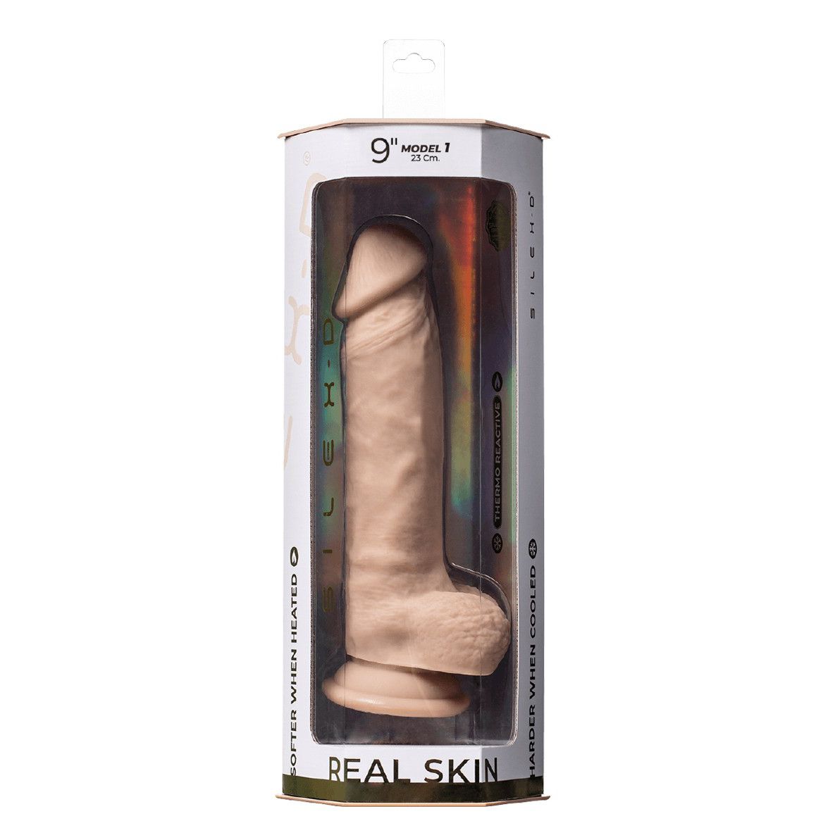 Телесный фаллоимитатор Real Skin Model 1 - 23 см. 4