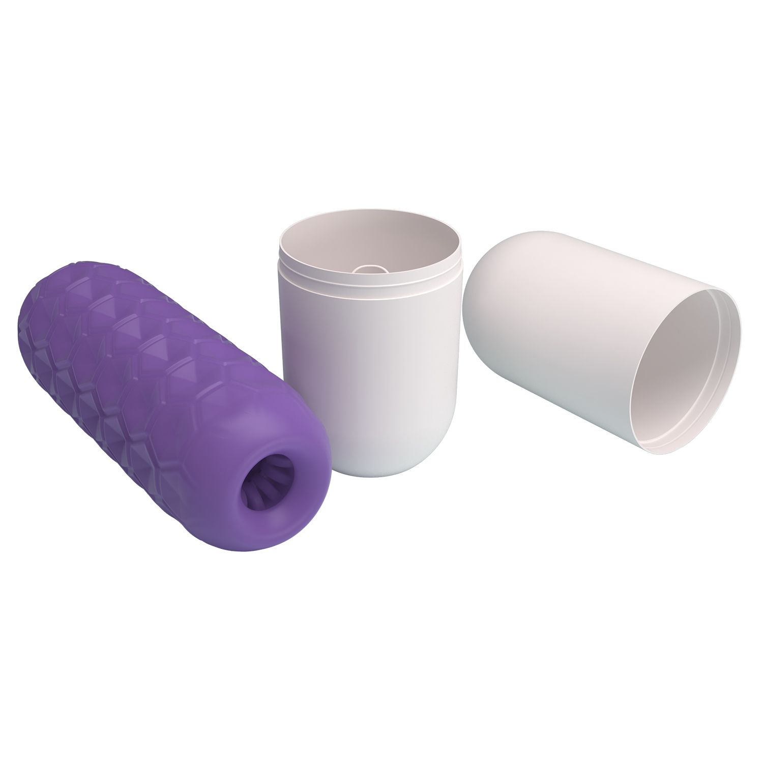 Фиолетовый мастурбатор Venus-X Twin balls 3