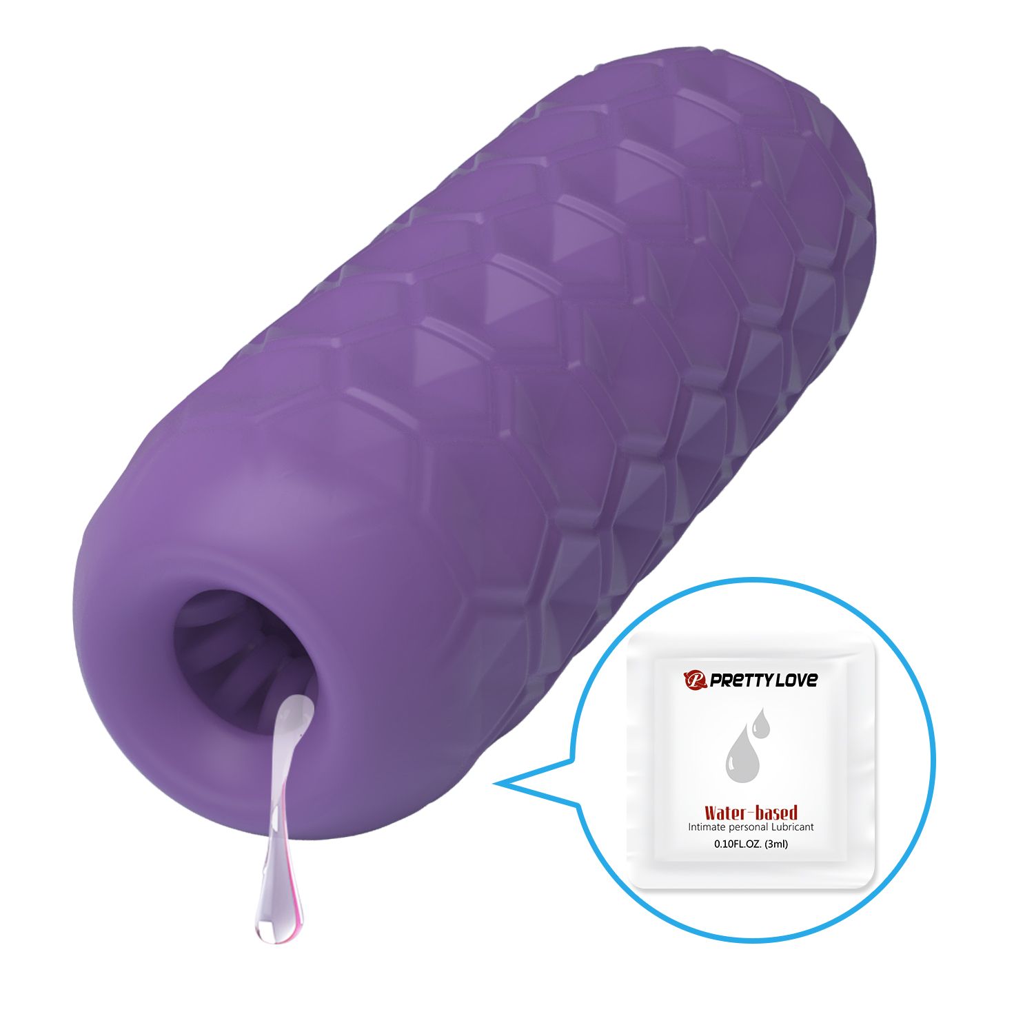 Фиолетовый мастурбатор Venus-X Twin balls 4