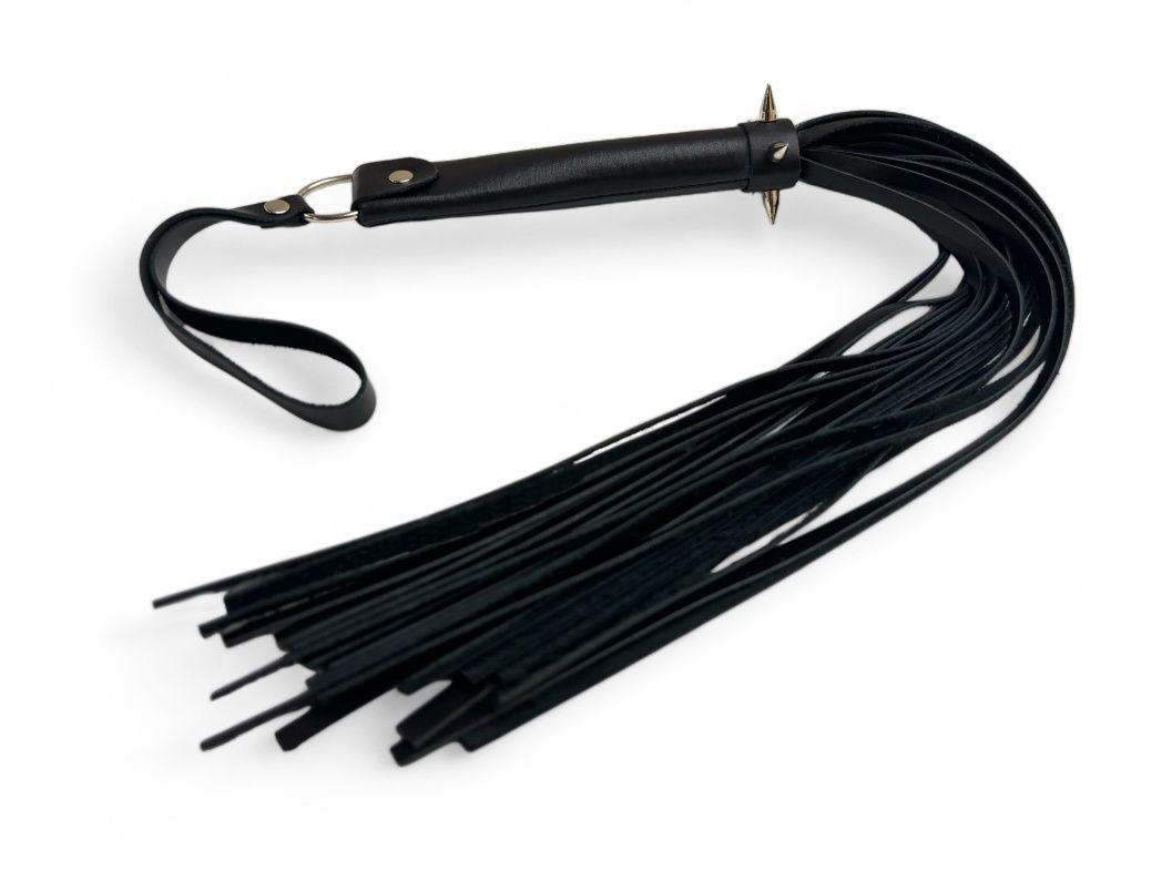 Черная плеть с шипами Risky Arsenal - 55 см. 1