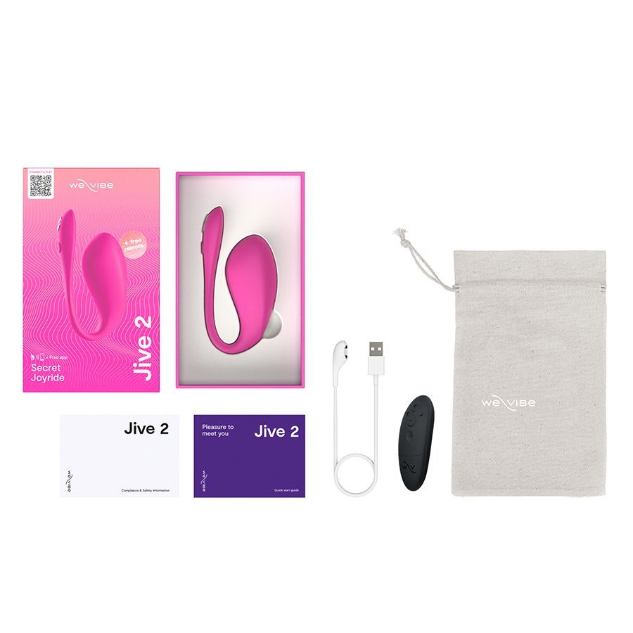 Розовый вибратор We-Vibe Jive 2 7