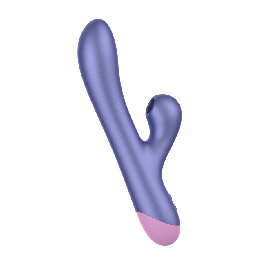 Сиреневый вибратор Romp Pulse с бесконтактной клиторальной стимуляцией - 22 см. 2