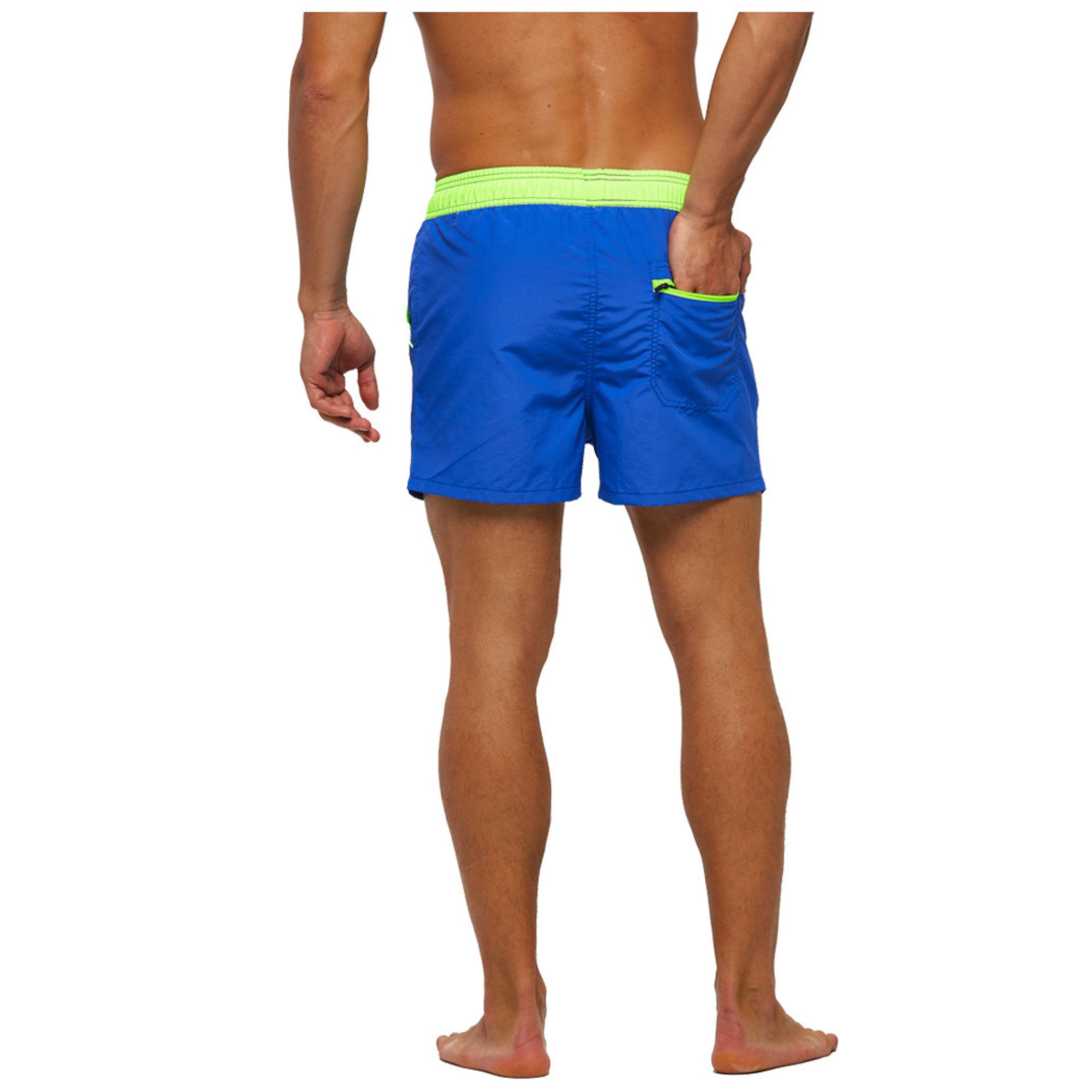 Синие пляжные мужские шорты 3