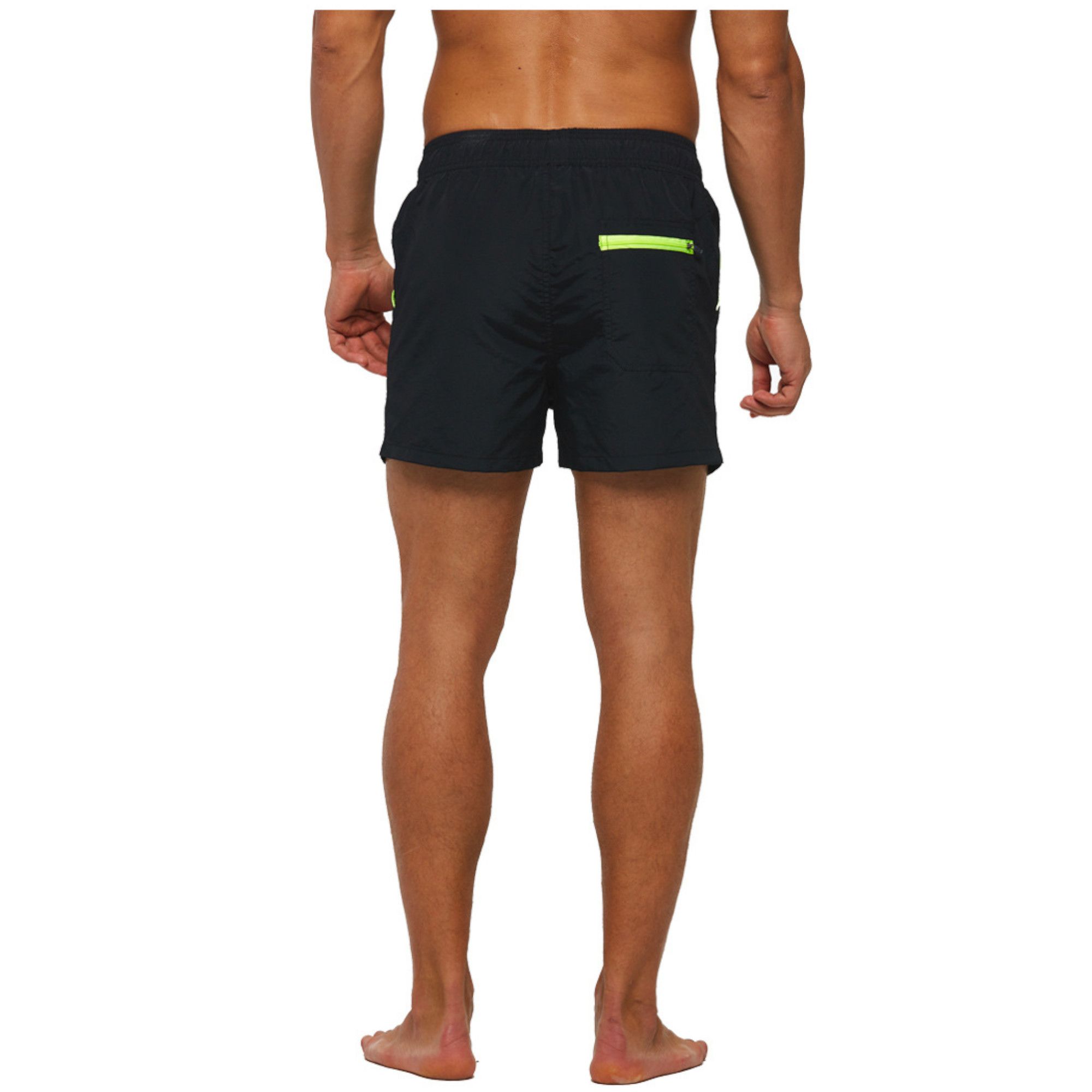 Черные пляжные мужские шорты 3