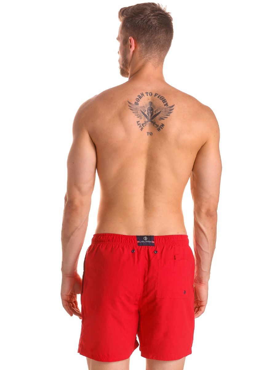 Мужские плавки-шорты с поясом на резинке 10