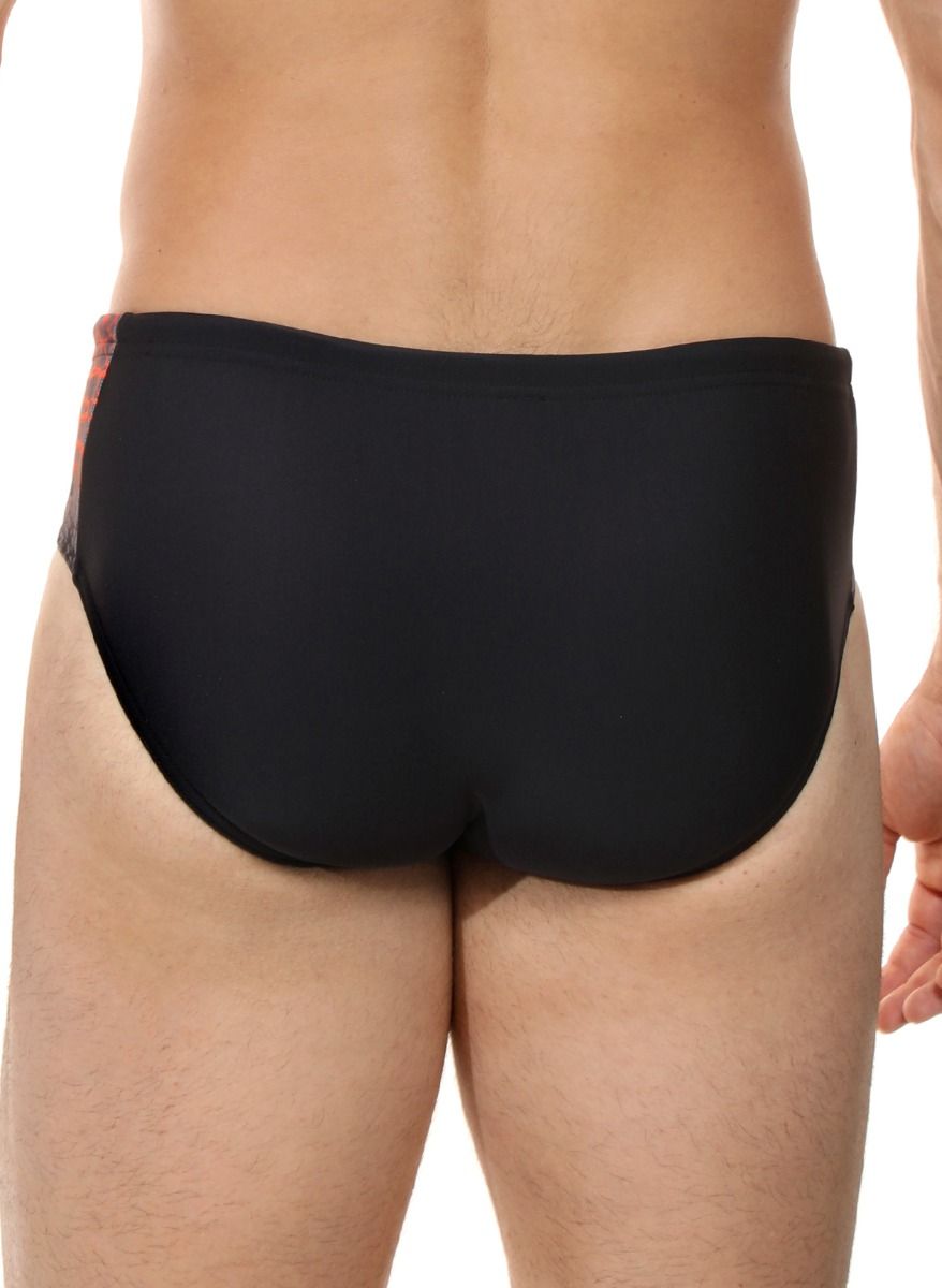 Мужские плавки с оригинальной брендированной вставкой сбоку 2