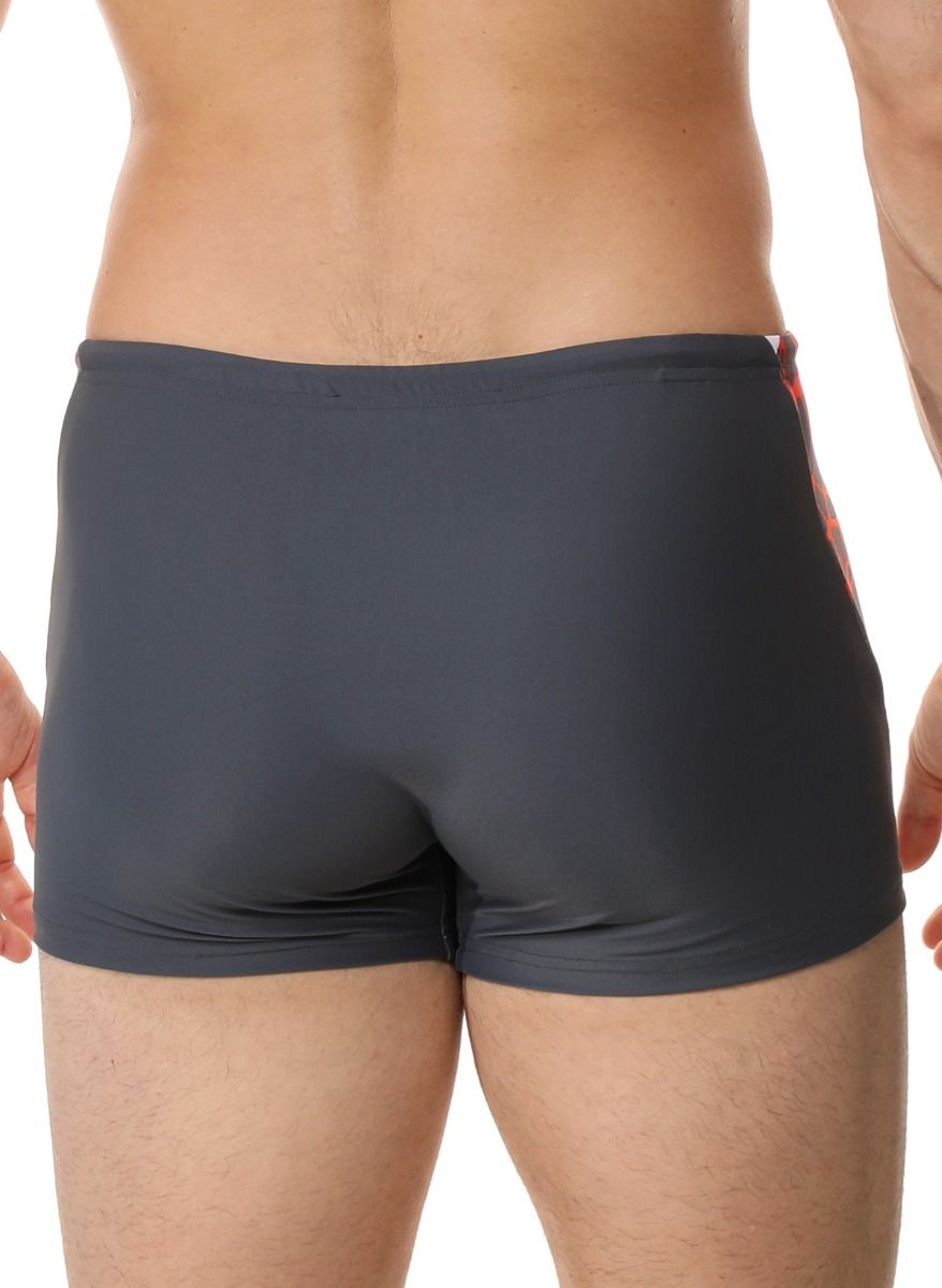 Мужские плавки-боксеры с оригинальной брендированной вставкой 9