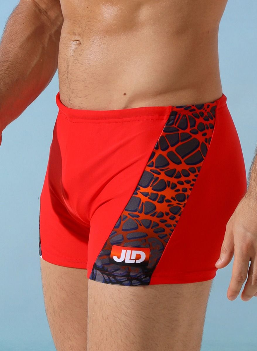 Мужские плавки-боксеры с оригинальной брендированной вставкой 1