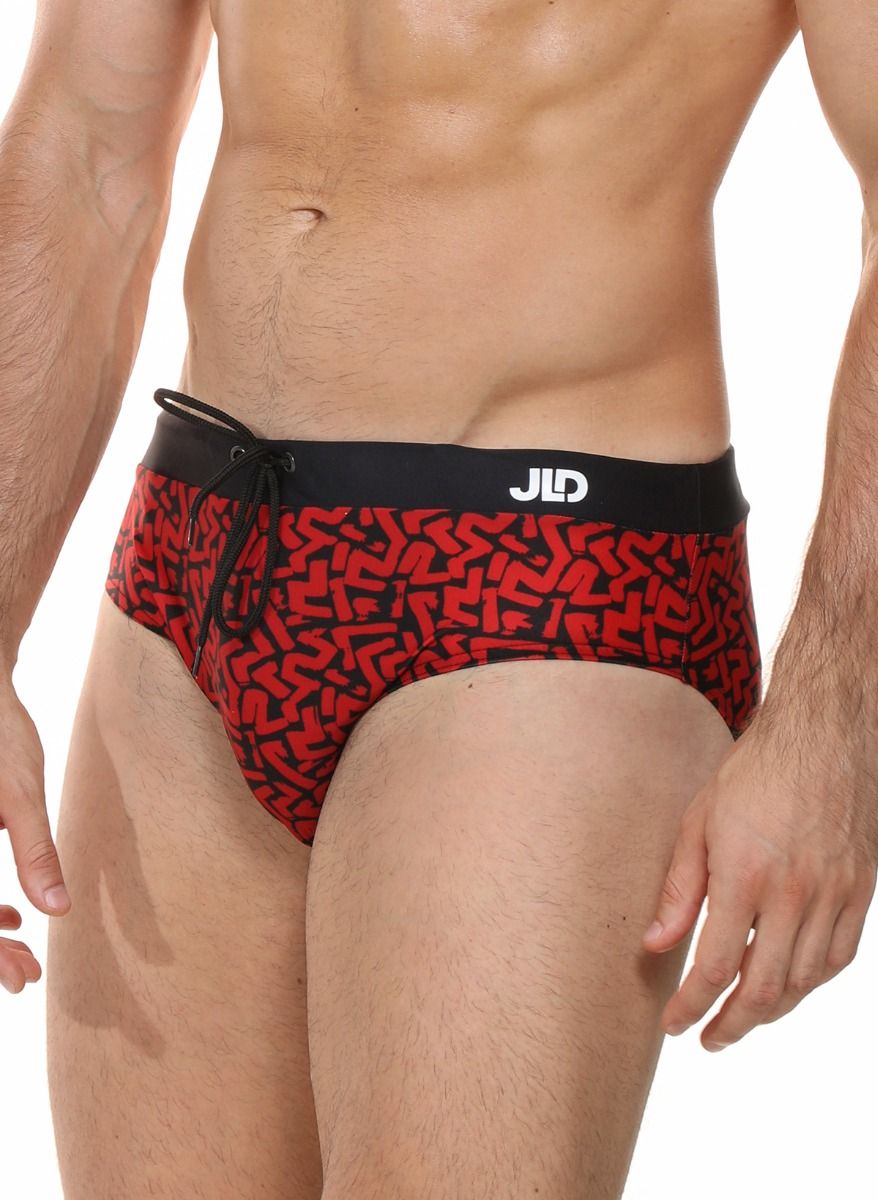 Мужские пляжные плавки с принтом 2