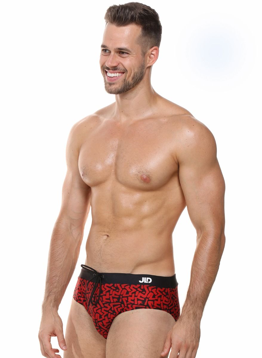 Мужские пляжные плавки с принтом 4