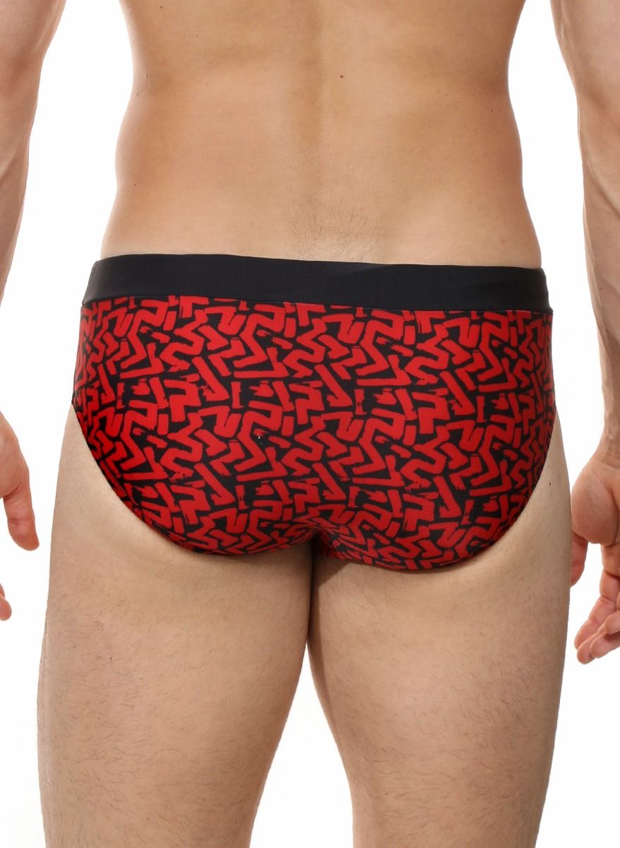 Мужские пляжные плавки с принтом 3