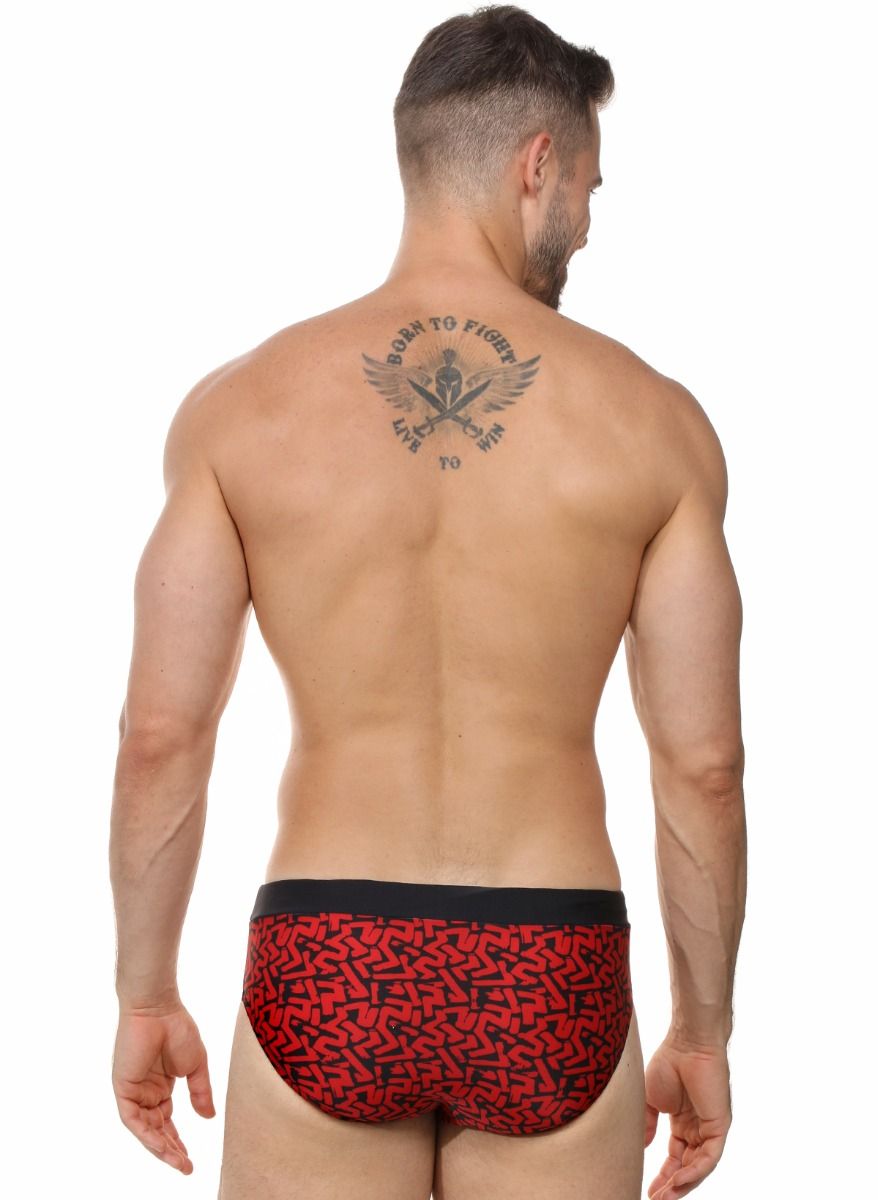 Мужские пляжные плавки с принтом 5