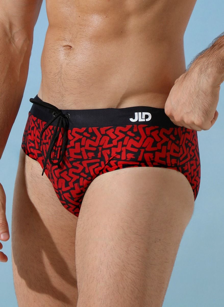 Мужские пляжные плавки с принтом 1