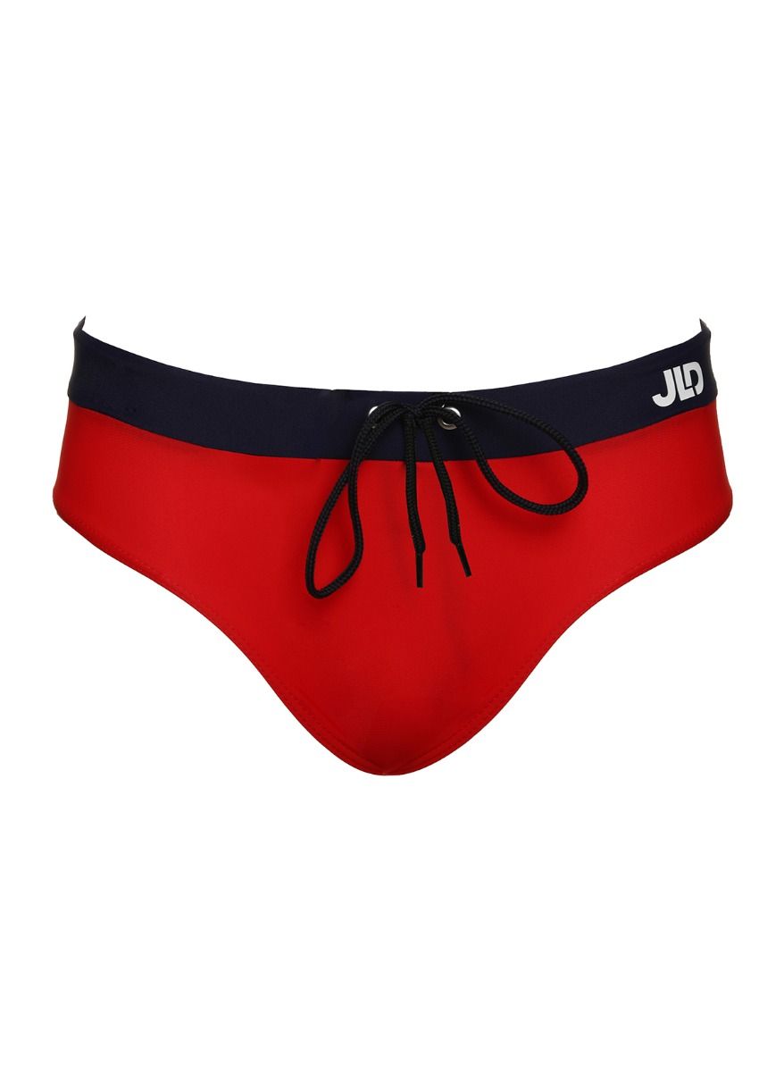 Классические мужские плавки с контрастным поясом 2