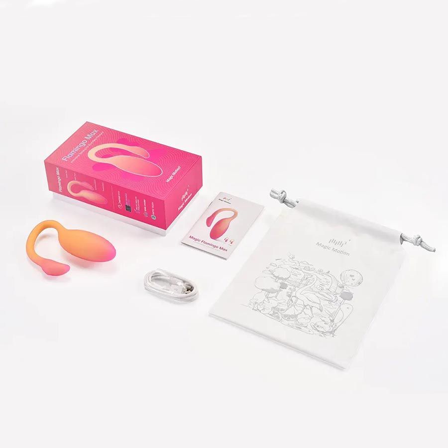 Оранжевый вибратор Flamingo Max 5