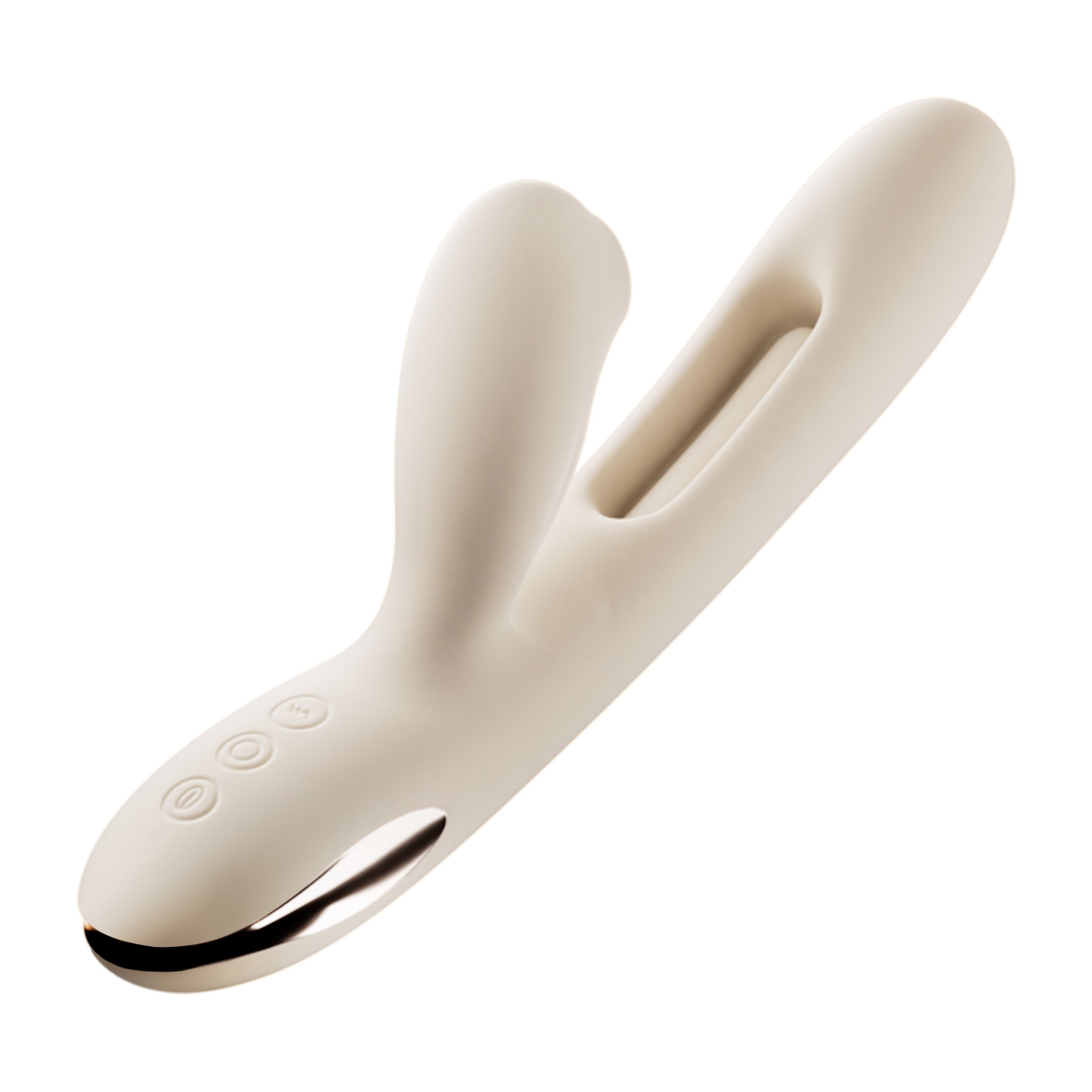 Хай-тек вибратор с таппингом и вакуумом Angela - 21,8 см. 3