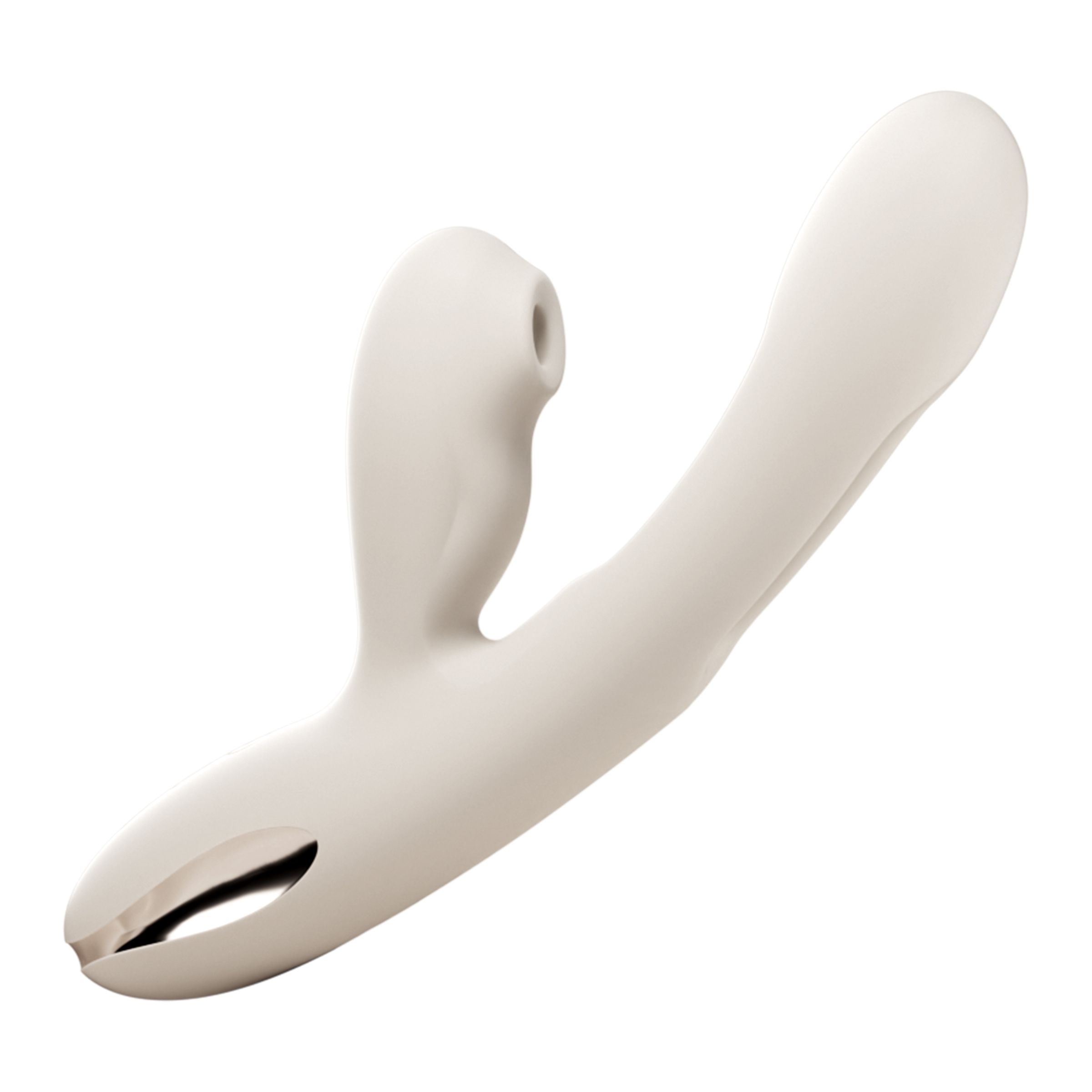 Хай-тек вибратор с таппингом и вакуумом Angela - 21,8 см. 5